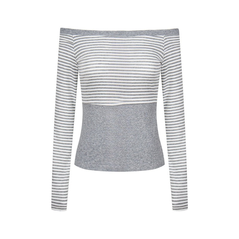 Custom Striped Grey Long Sleeves