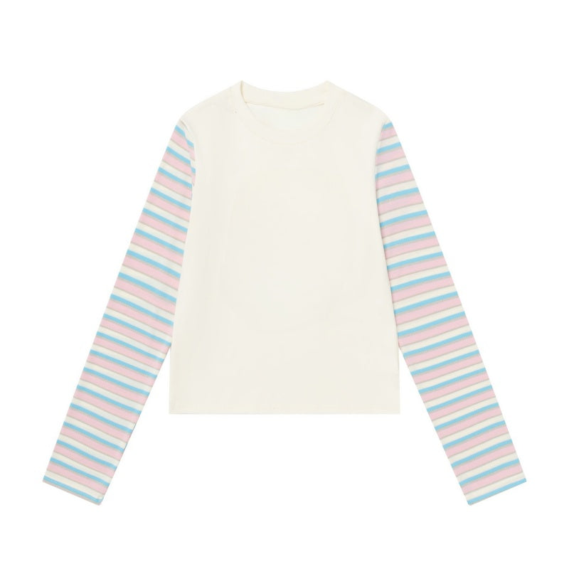 Vibrant Dopamine Stripe Long Sleeves