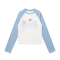 Soft & Skin-Friendly Blue Stitch Long Sleeves