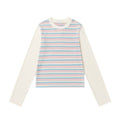 Colorful Dopamine Stripe Long Sleeves
