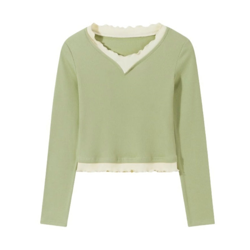 Everyday Green Stitch Long Sleeves